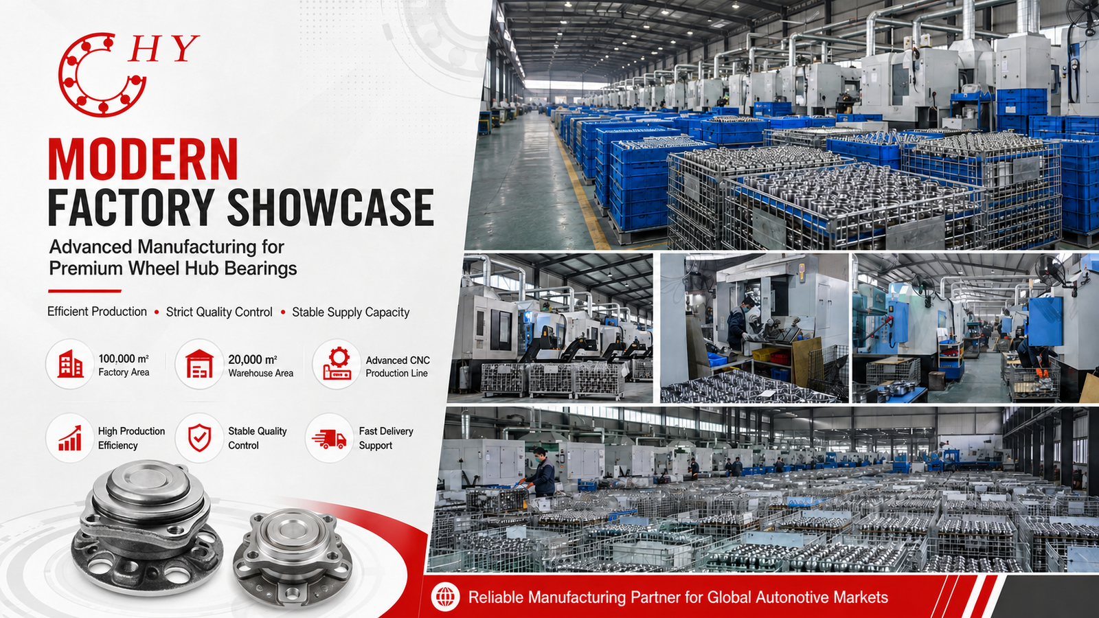 Wheel hub bearing production and quality control